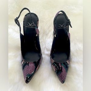NEW Monika Chiang Snakeprint Heels